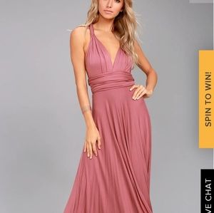 TRICKS OF THE TRADE RUSTY ROSE MAXI DRESS